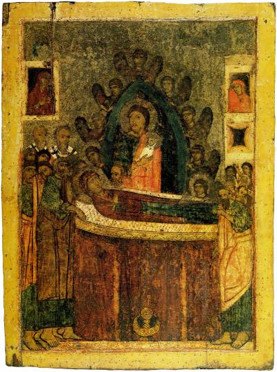 Псковская икона «Успение» XIII века